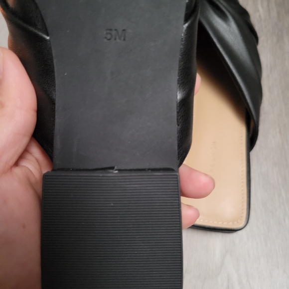 NEW 14th & Union Knotted Black Mules - Picture 6 of 6